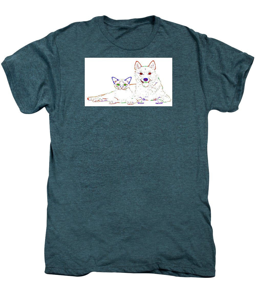 Men's Premium T-Shirt - Love Me. Pet Series