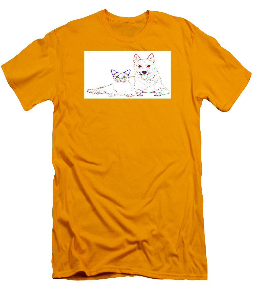 Men's T-Shirt (Slim Fit) - Love Me. Pet Series