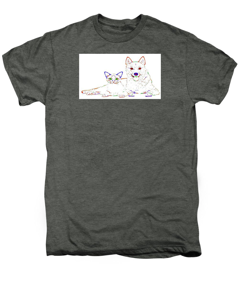 Men's Premium T-Shirt - Love Me. Pet Series