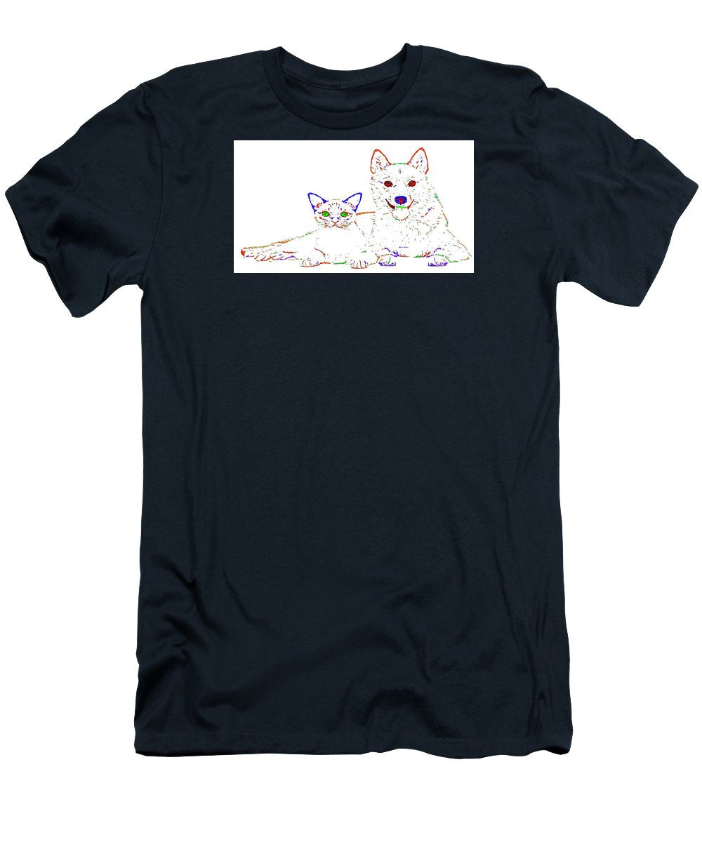 Men's T-Shirt (Slim Fit) - Love Me. Pet Series