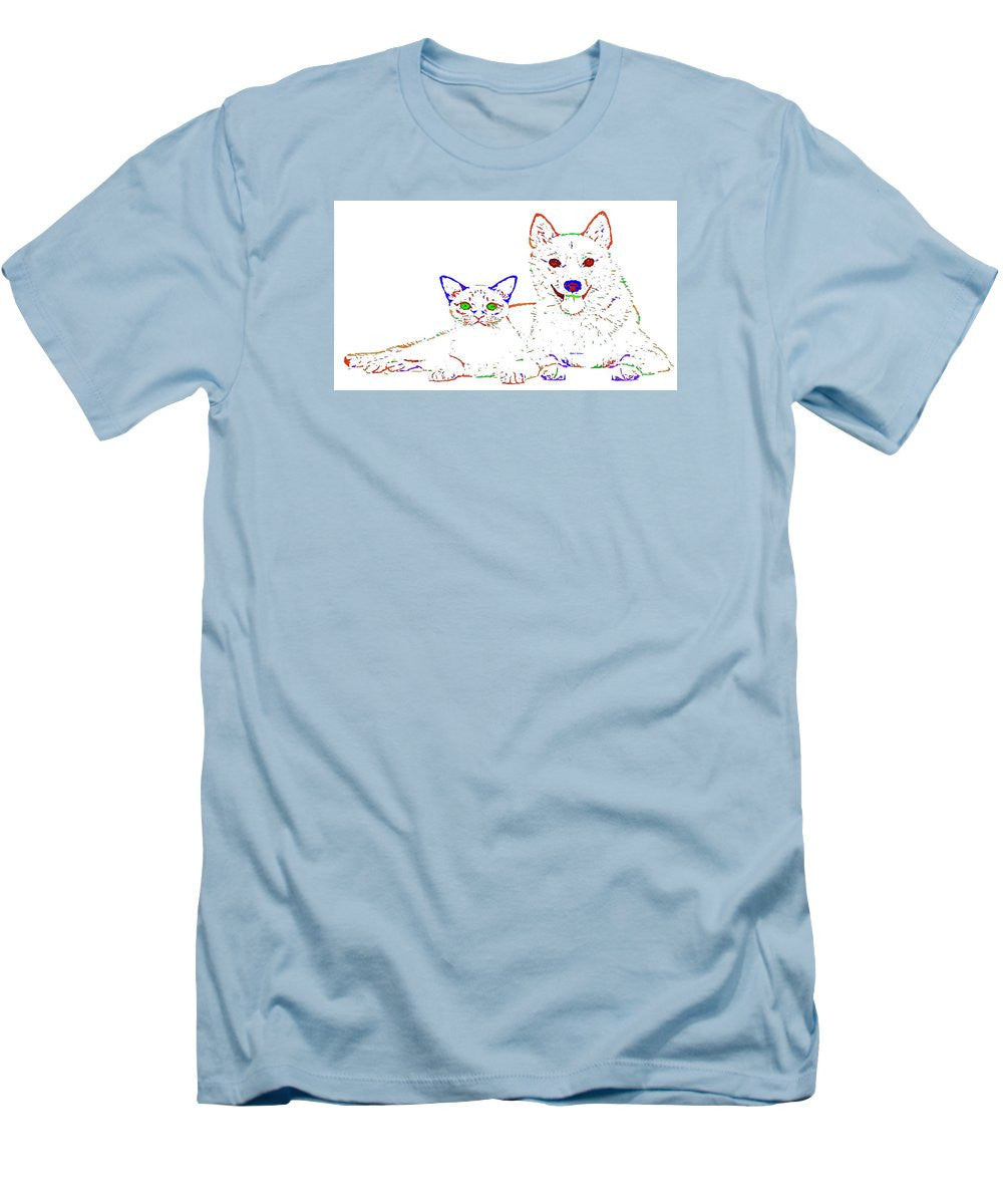 Men's T-Shirt (Slim Fit) - Love Me. Pet Series