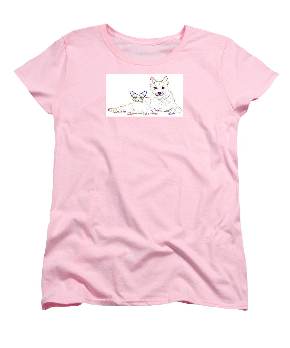 Women's T-Shirt (Standard Cut) - Love Me. Pet Series