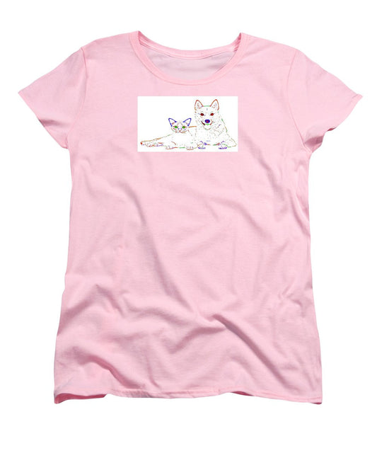 Women's T-Shirt (Standard Cut) - Love Me. Pet Series