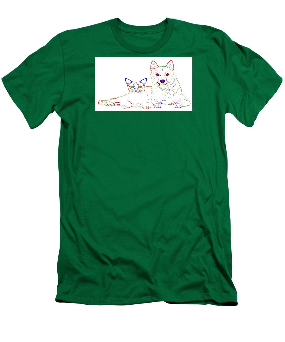 Men's T-Shirt (Slim Fit) - Love Me. Pet Series