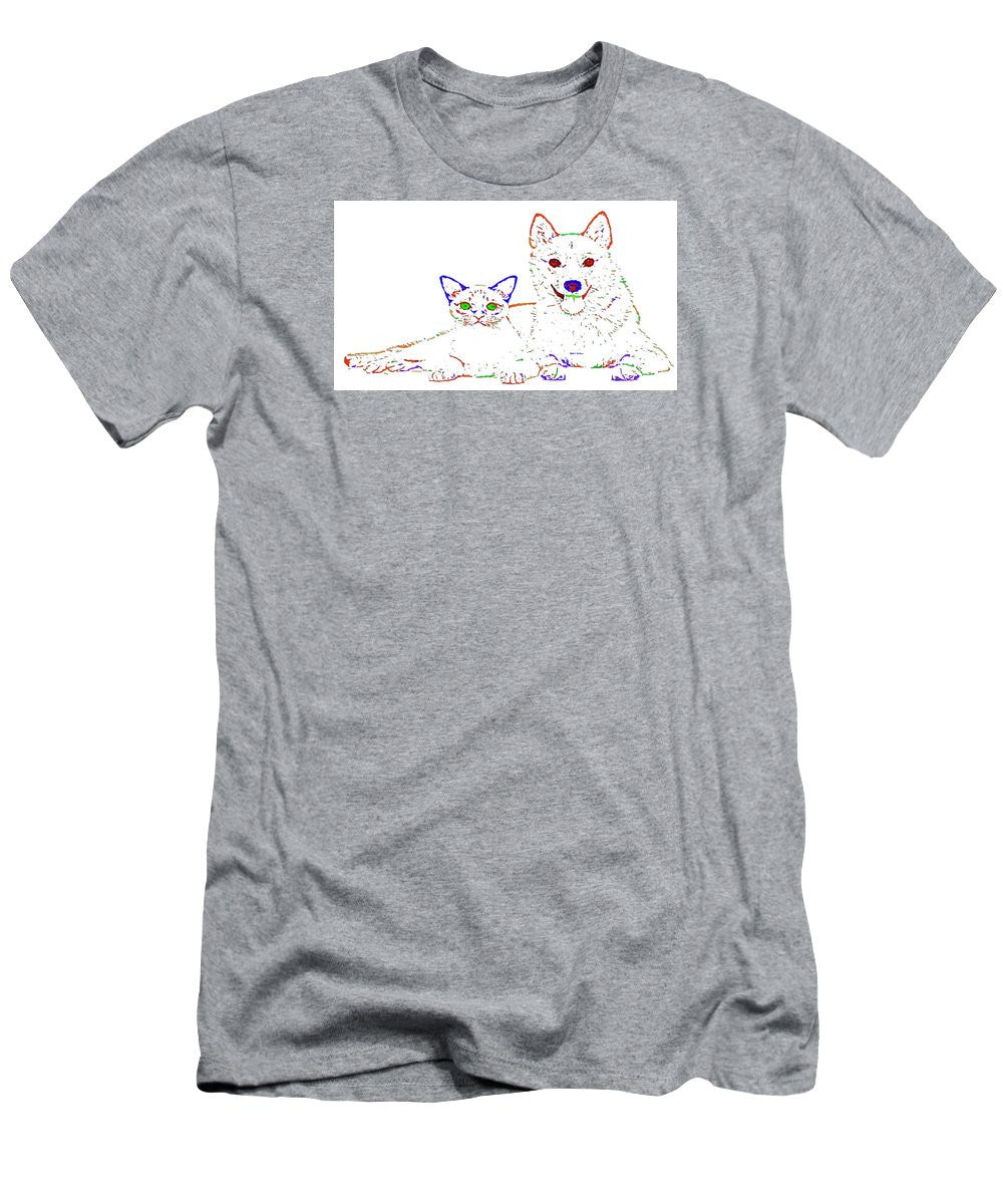 Men's T-Shirt (Slim Fit) - Love Me. Pet Series