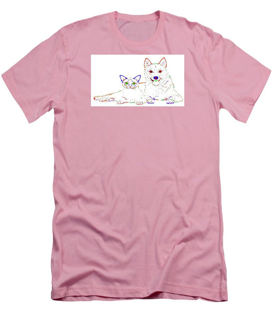 Men's T-Shirt (Slim Fit) - Love Me. Pet Series