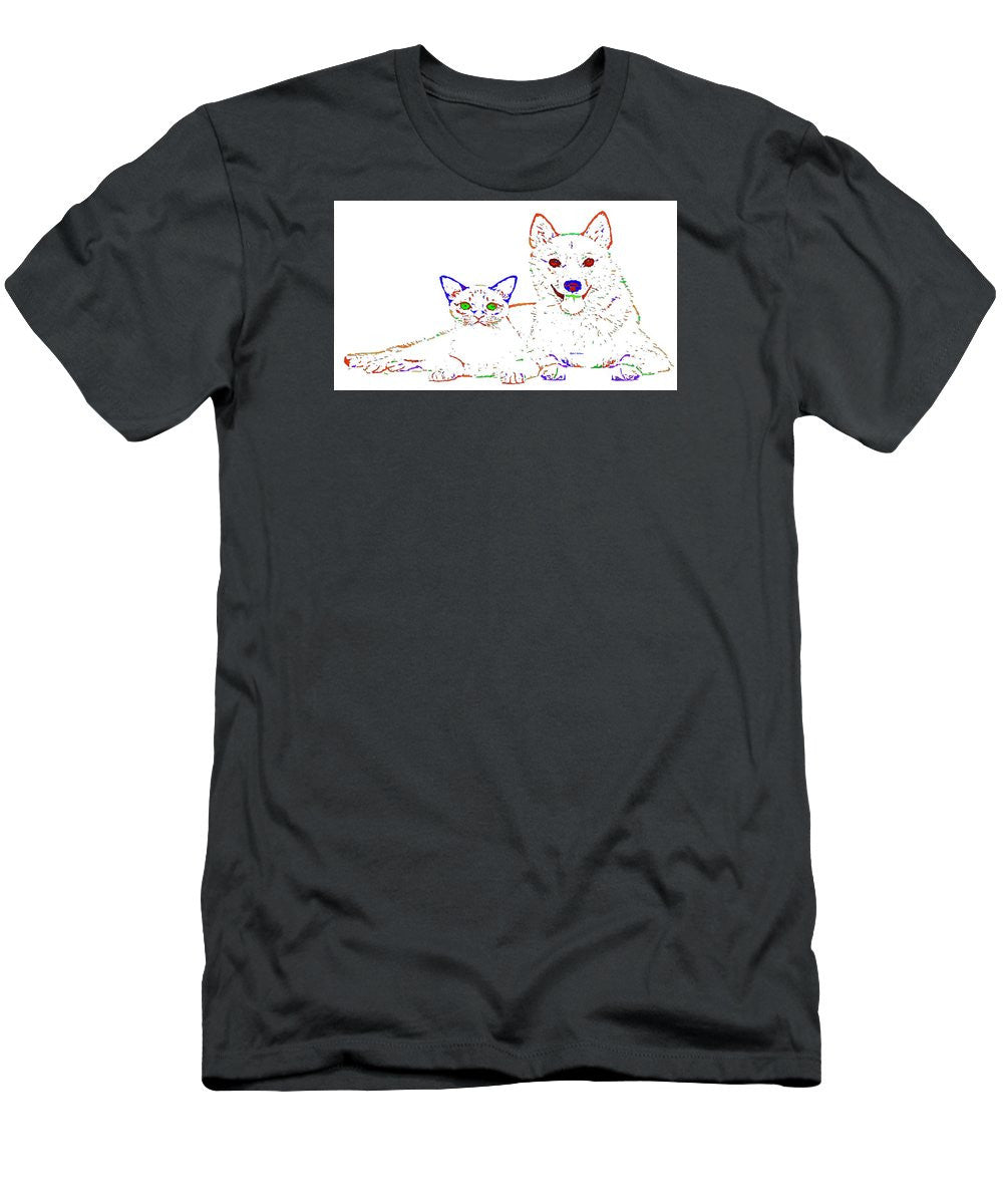 Men's T-Shirt (Slim Fit) - Love Me. Pet Series