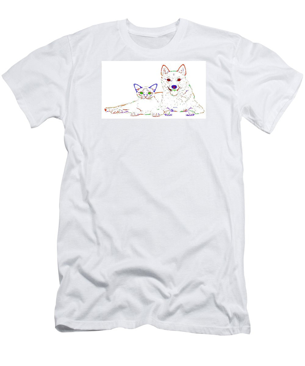 Men's T-Shirt (Slim Fit) - Love Me. Pet Series