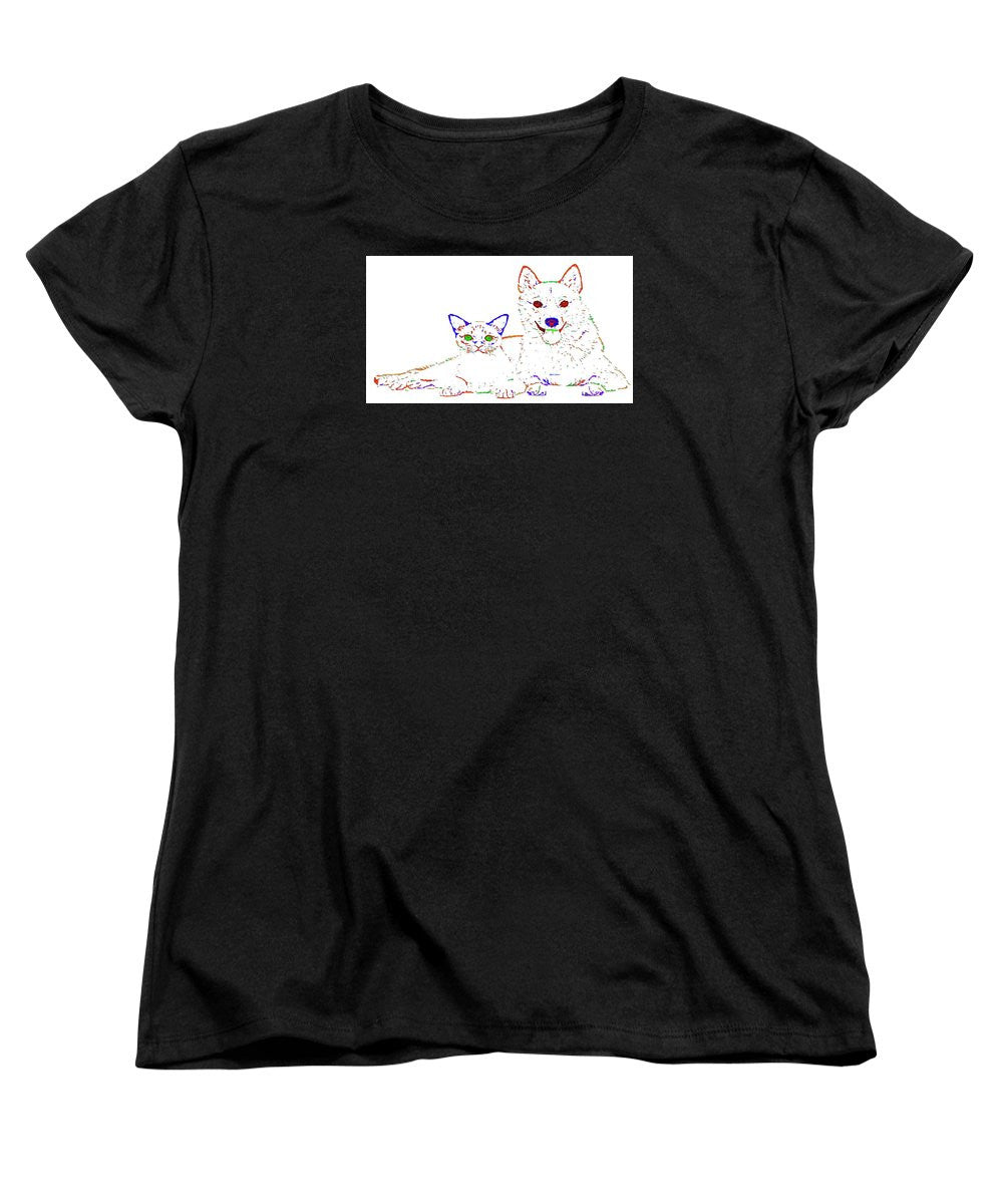 Women's T-Shirt (Standard Cut) - Love Me. Pet Series