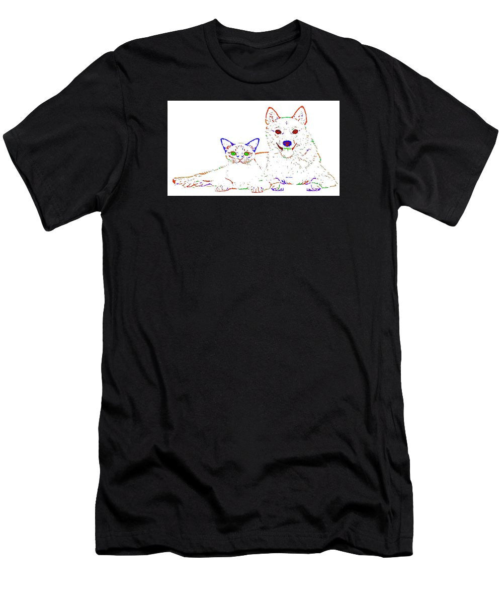 Men's T-Shirt (Slim Fit) - Love Me. Pet Series