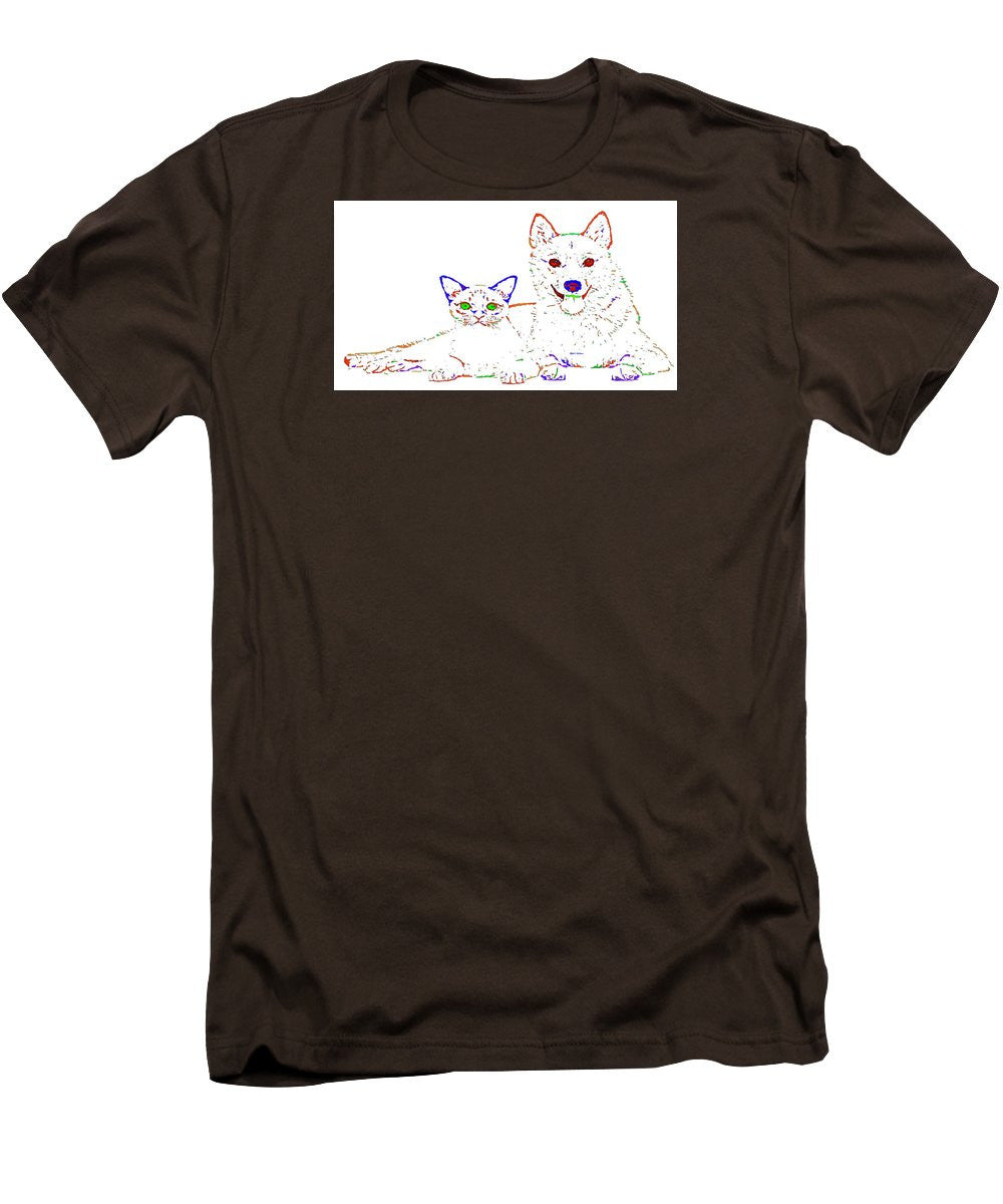 Men's T-Shirt (Slim Fit) - Love Me. Pet Series