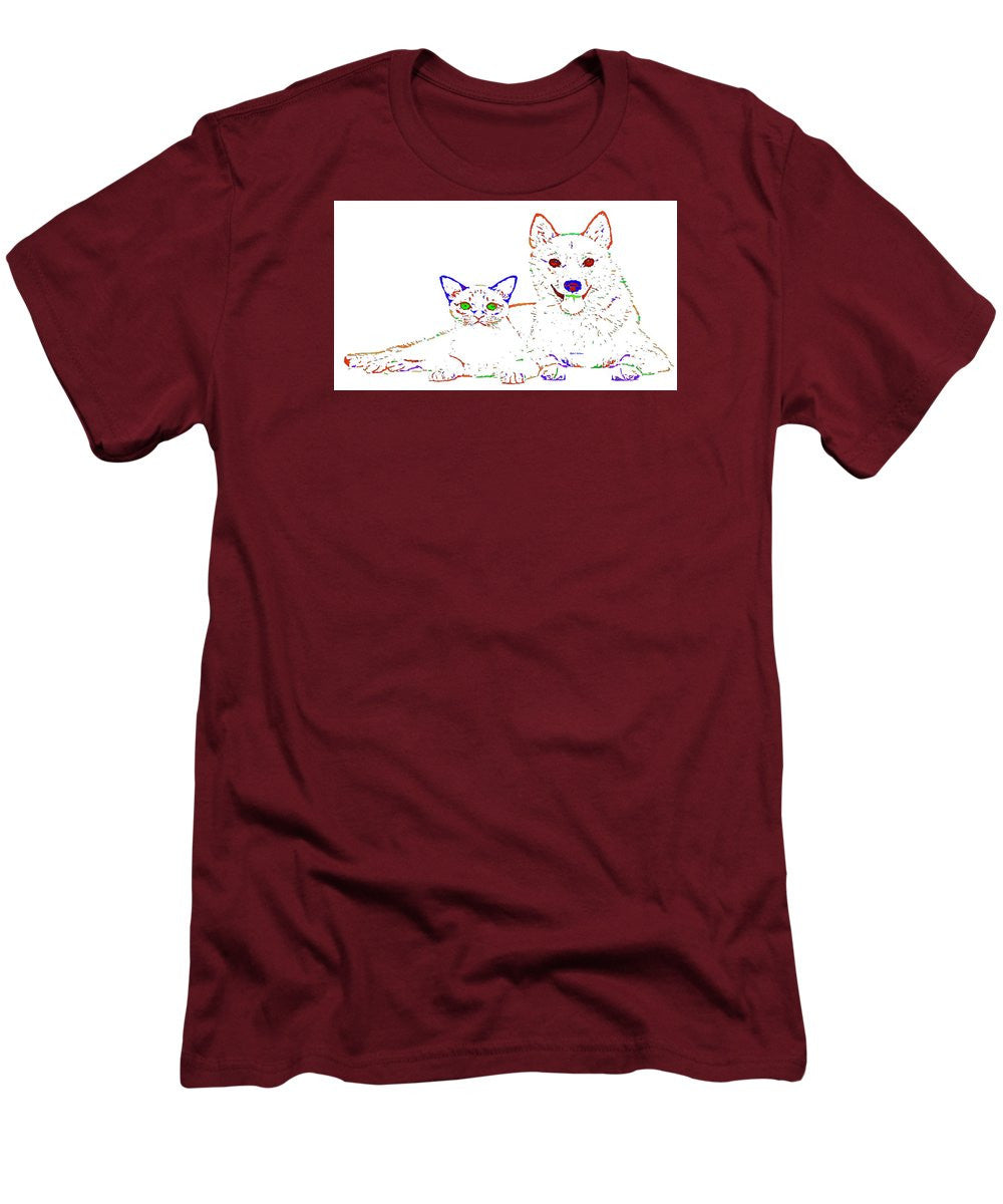 Men's T-Shirt (Slim Fit) - Love Me. Pet Series