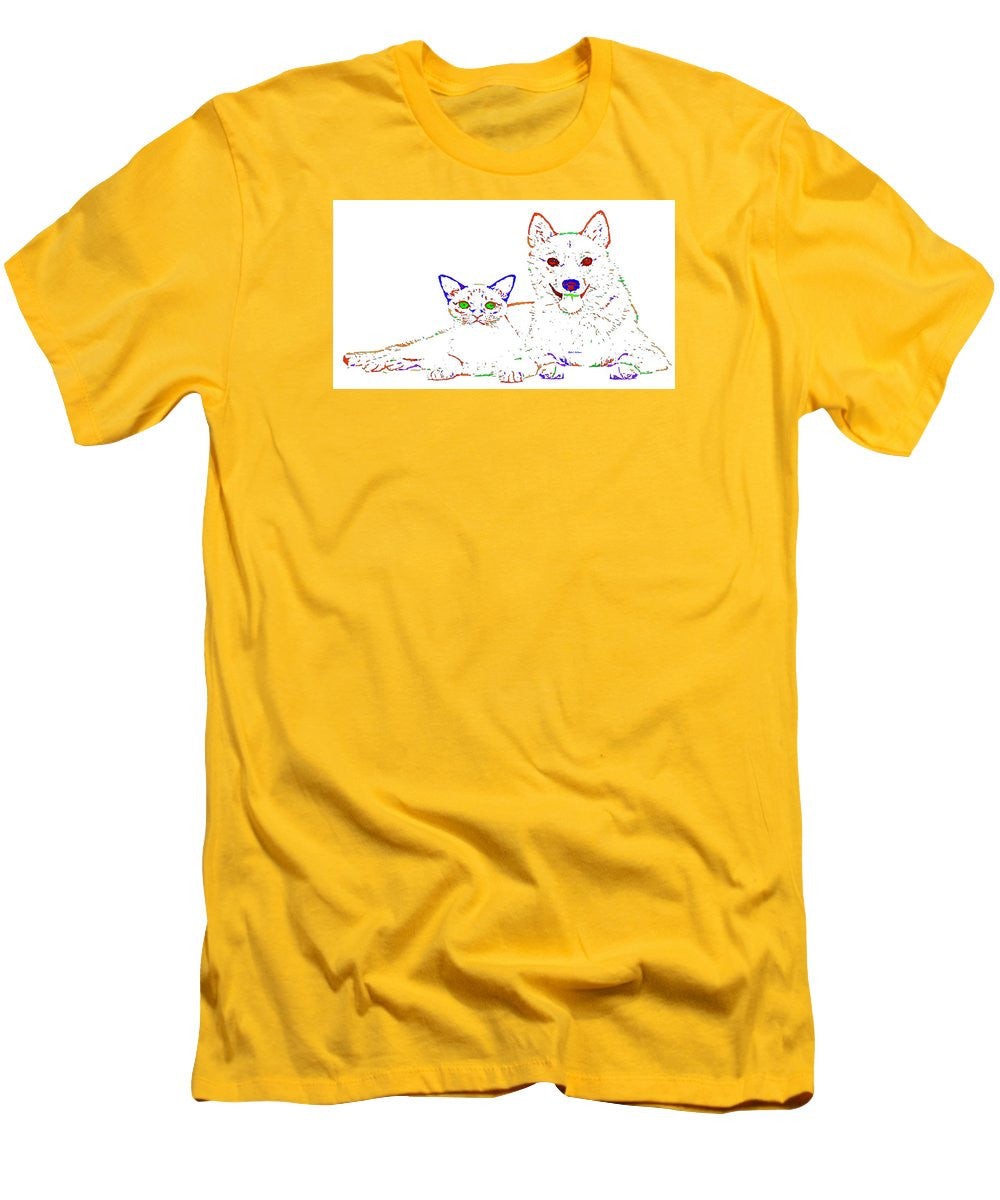 Men's T-Shirt (Slim Fit) - Love Me. Pet Series