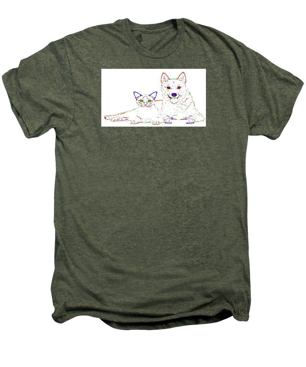 Men's Premium T-Shirt - Love Me. Pet Series