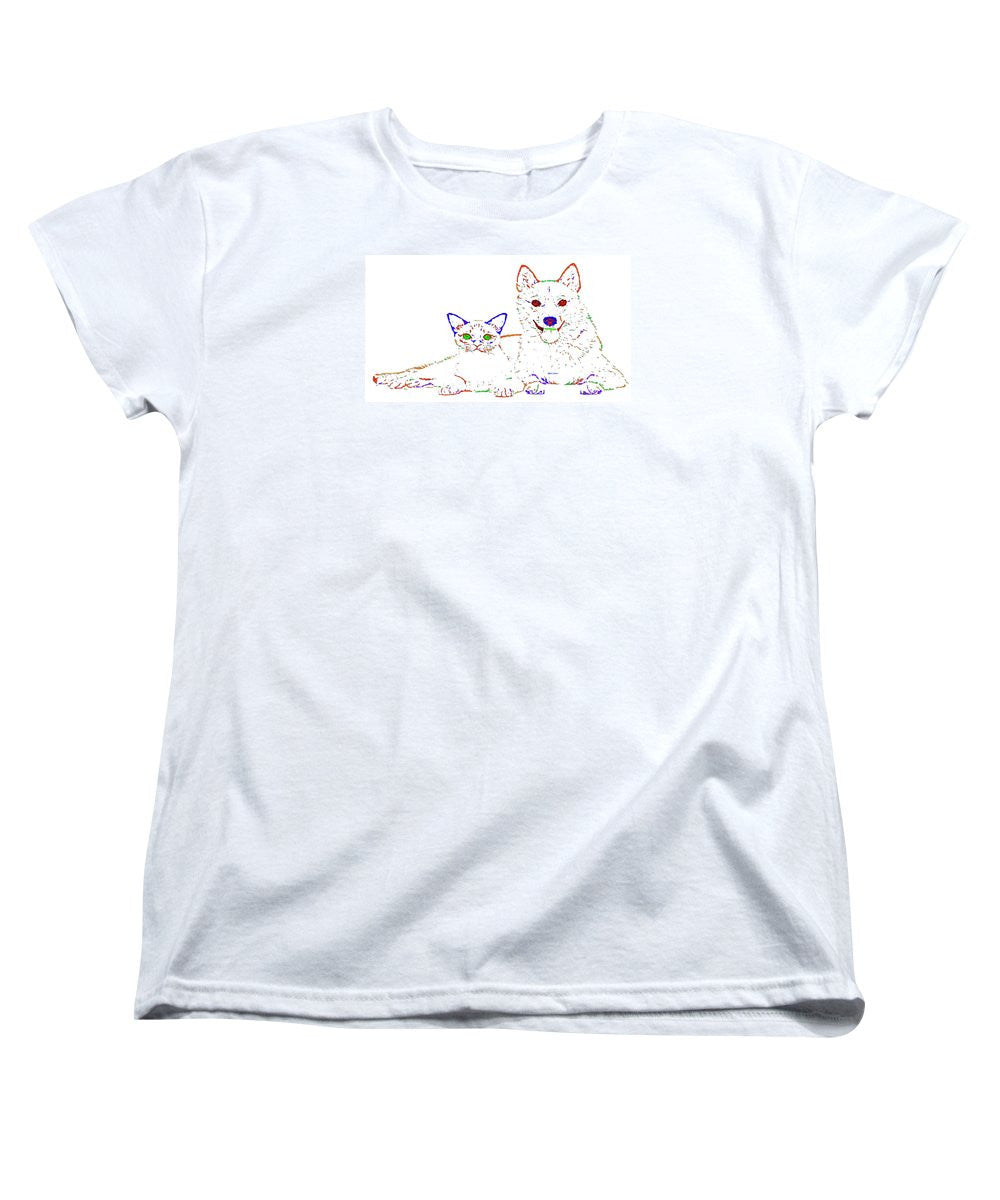 Women's T-Shirt (Standard Cut) - Love Me. Pet Series