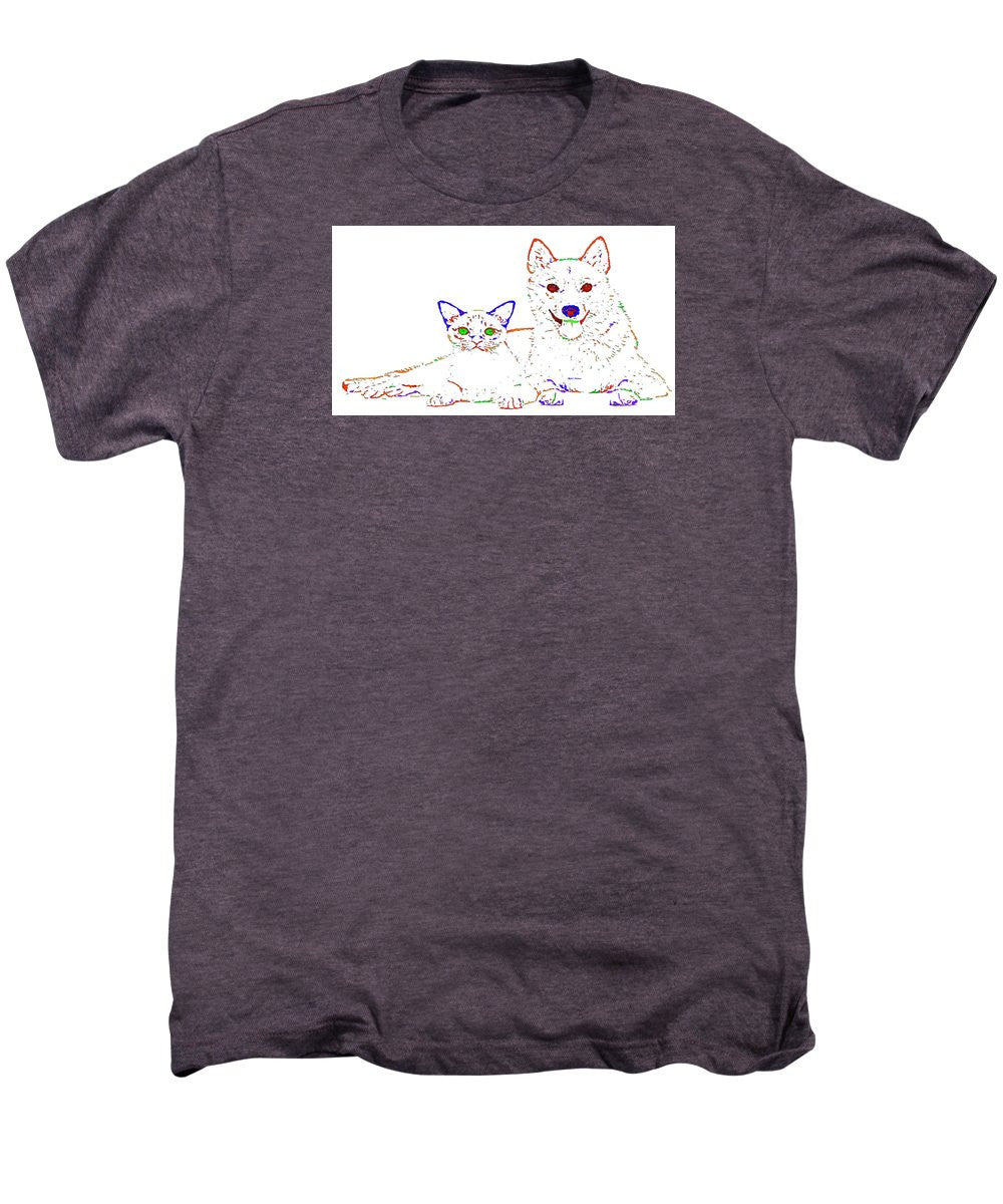 Men's Premium T-Shirt - Love Me. Pet Series