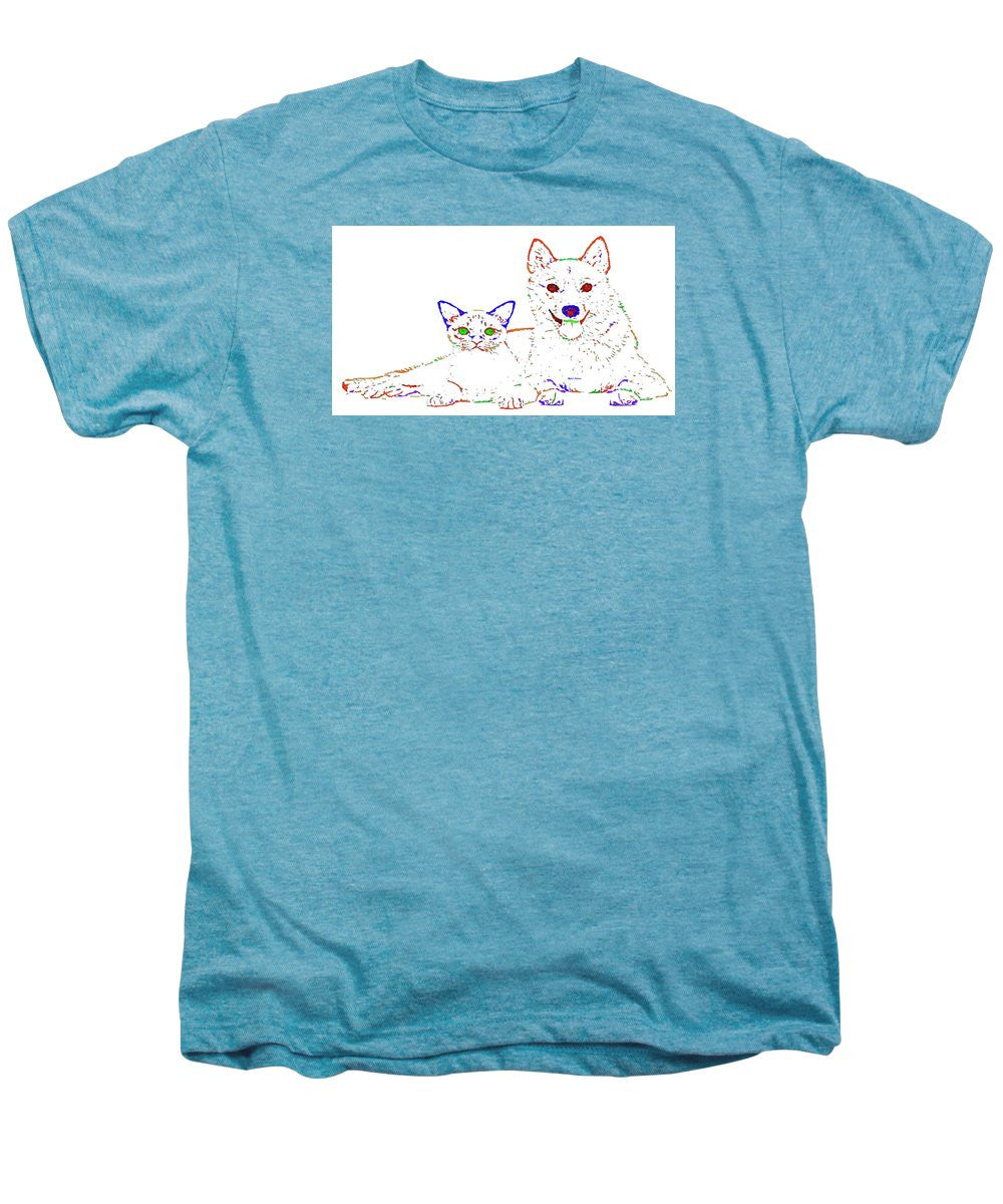 Men's Premium T-Shirt - Love Me. Pet Series