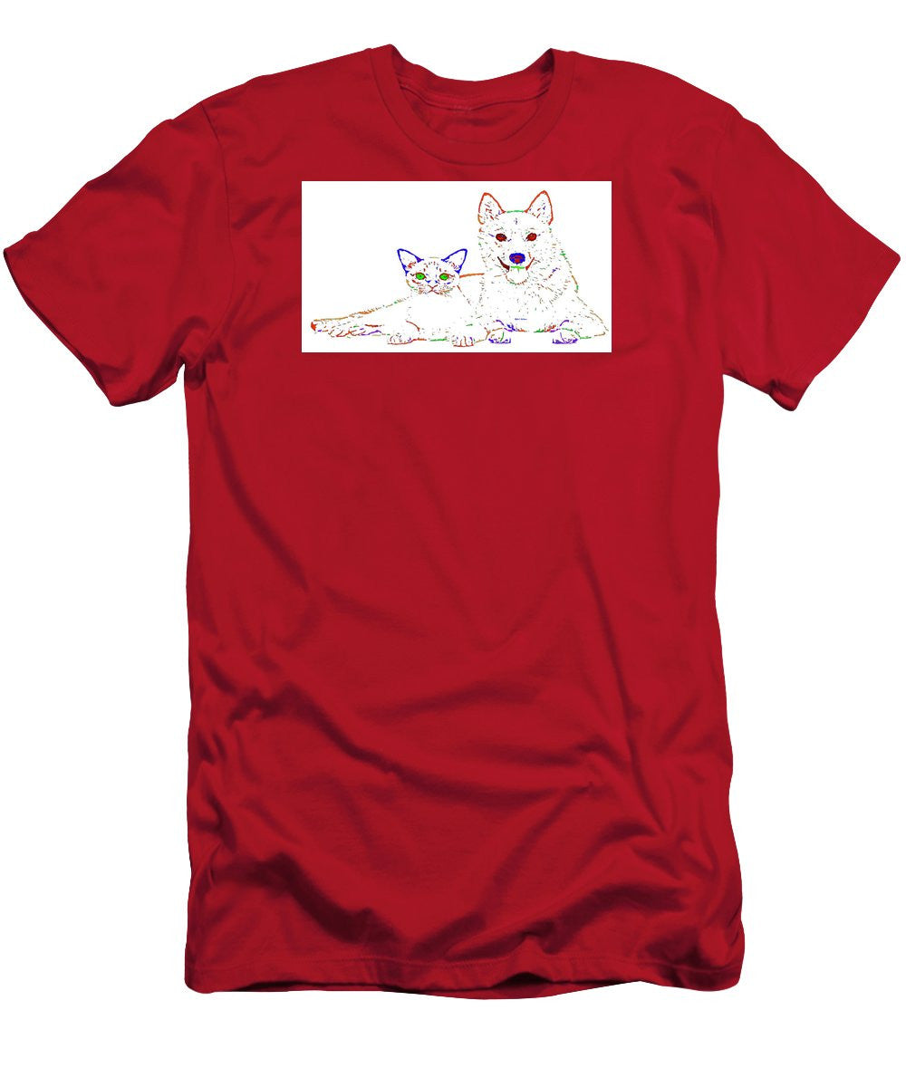 Men's T-Shirt (Slim Fit) - Love Me. Pet Series