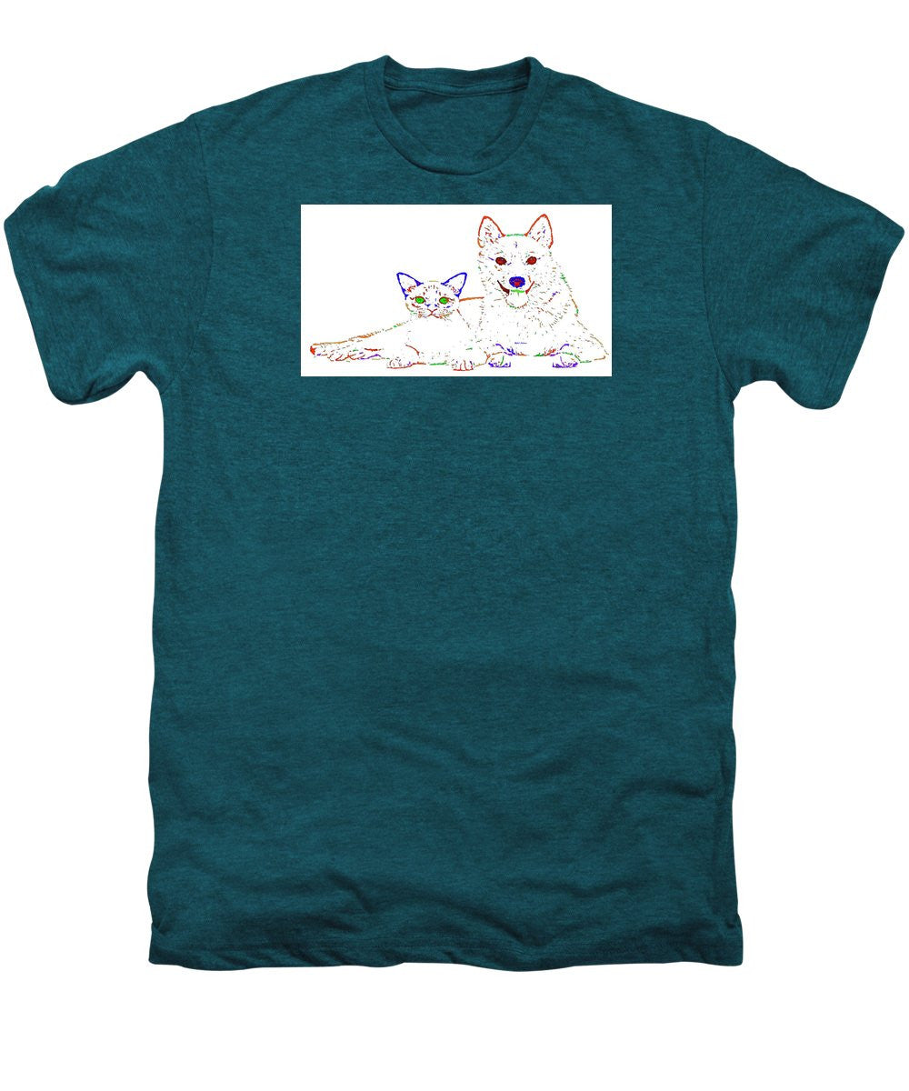 Men's Premium T-Shirt - Love Me. Pet Series