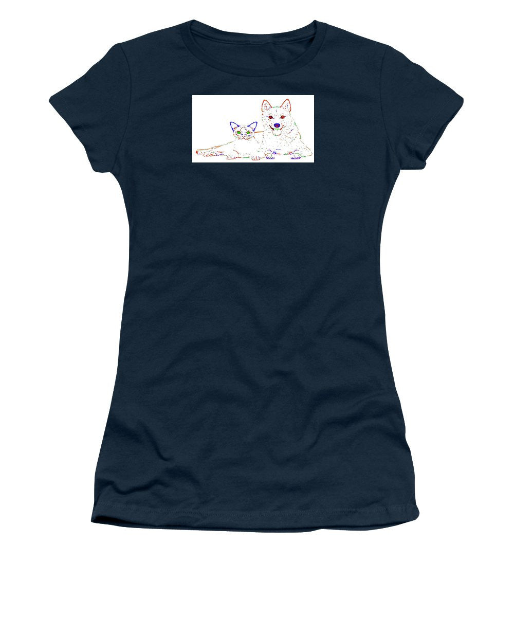 Women's T-Shirt (Junior Cut) - Love Me. Pet Series