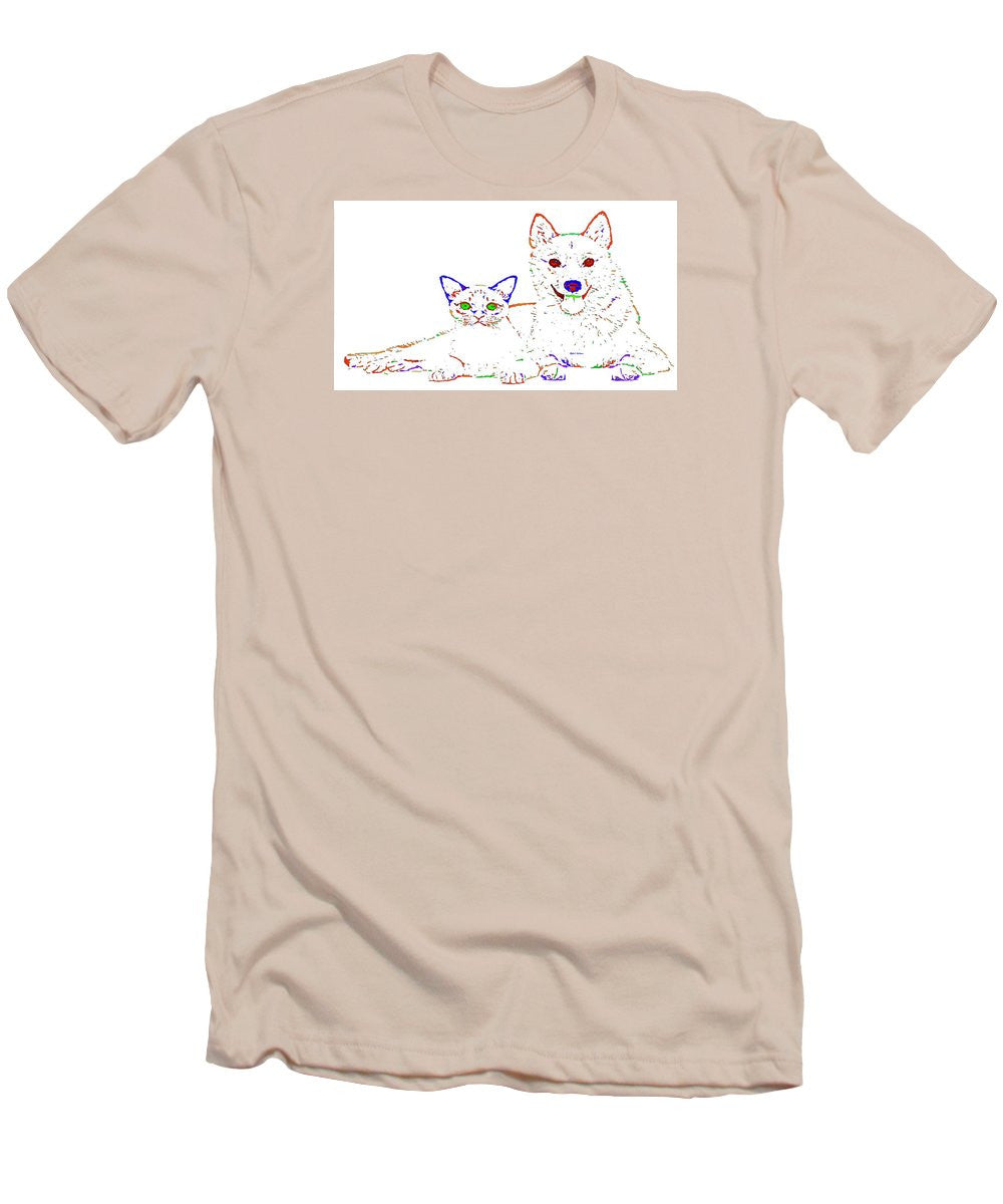 Men's T-Shirt (Slim Fit) - Love Me. Pet Series