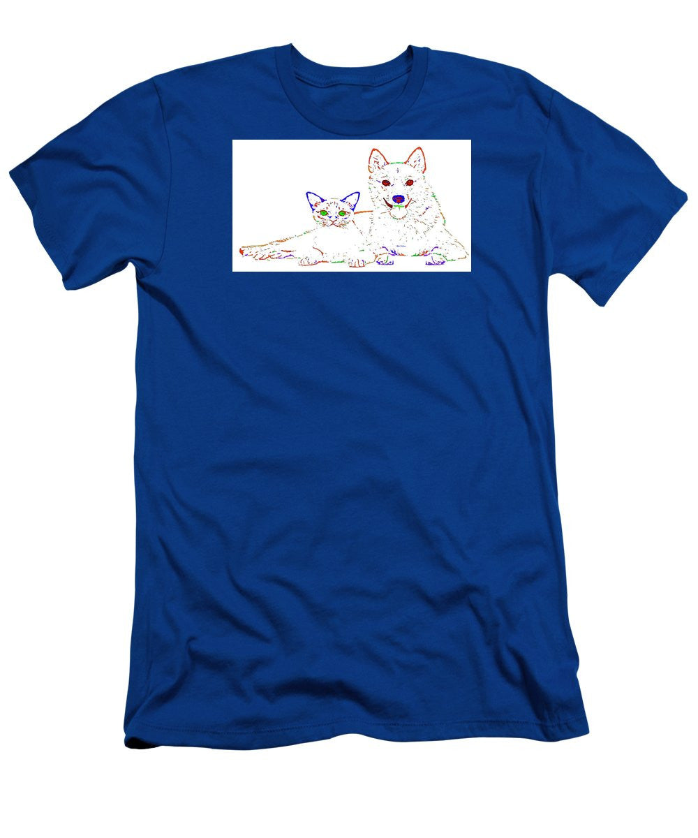 Men's T-Shirt (Slim Fit) - Love Me. Pet Series