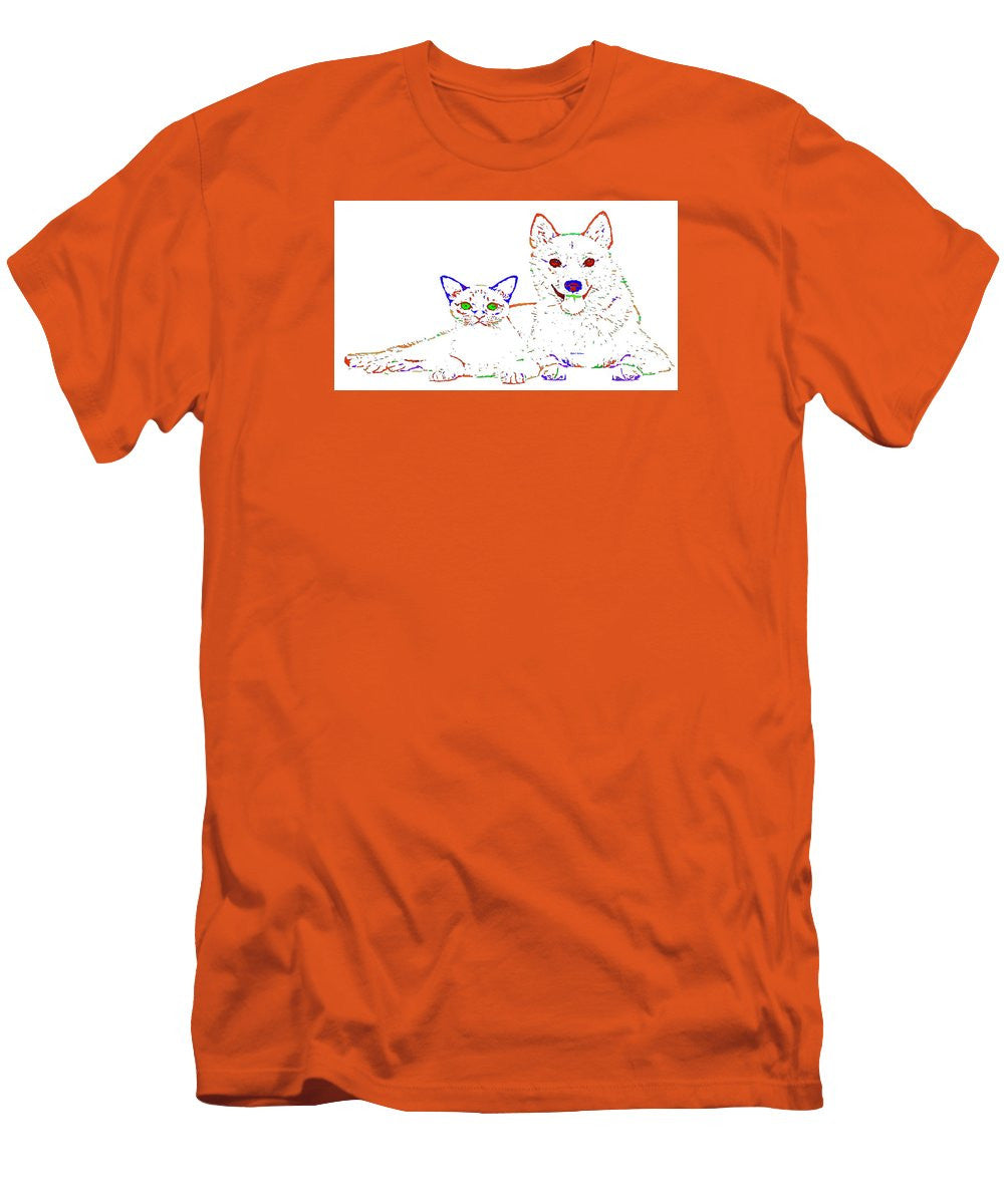 Men's T-Shirt (Slim Fit) - Love Me. Pet Series