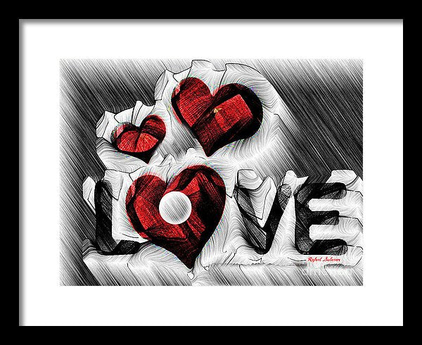 Love Sketch  - Framed Print