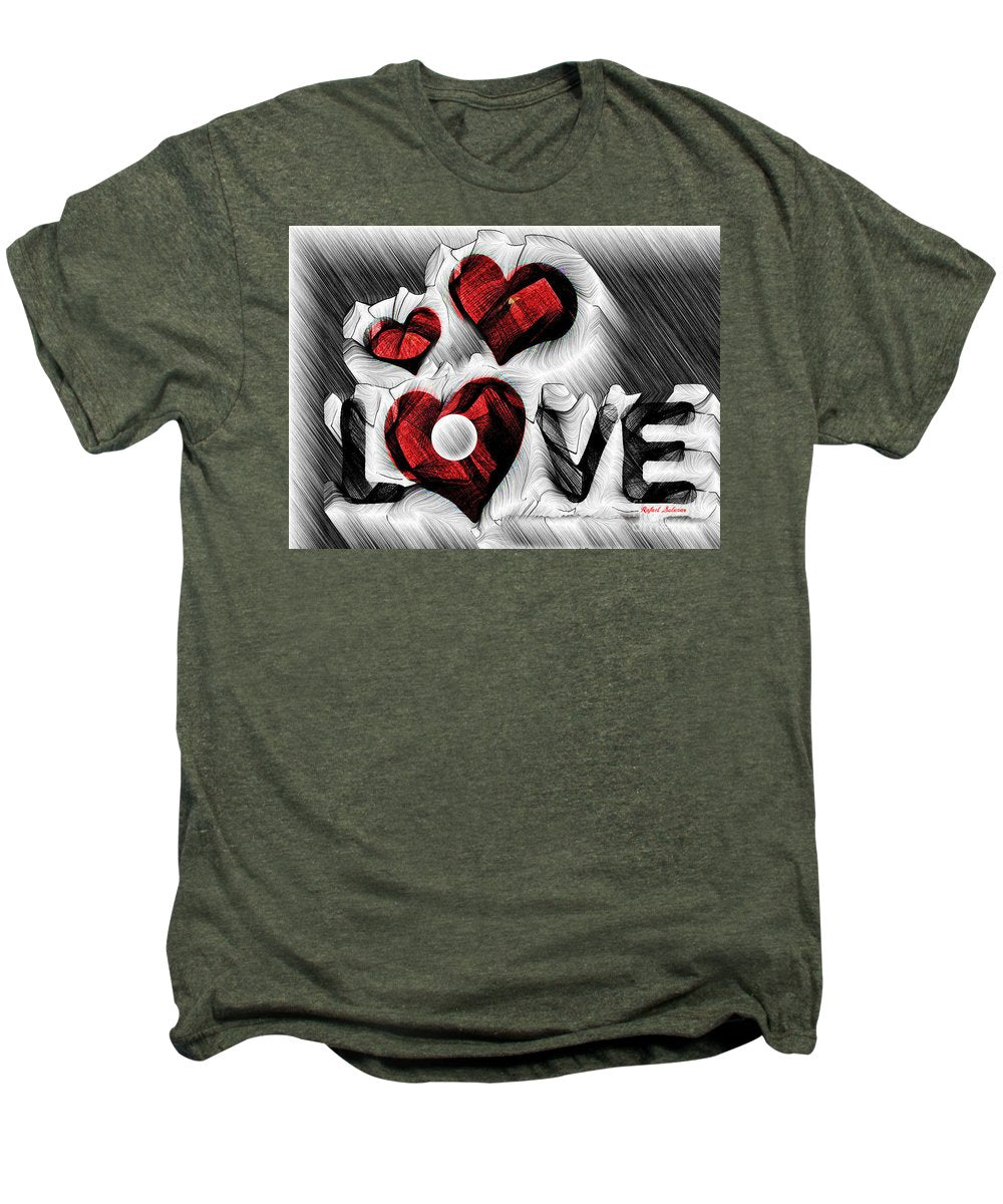 Love Sketch  - Men's Premium T-Shirt