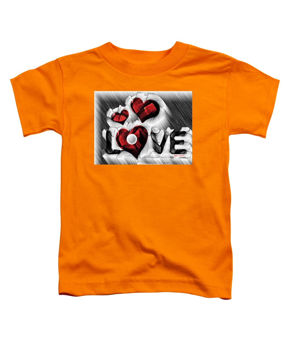 Love Sketch  - Toddler T-Shirt