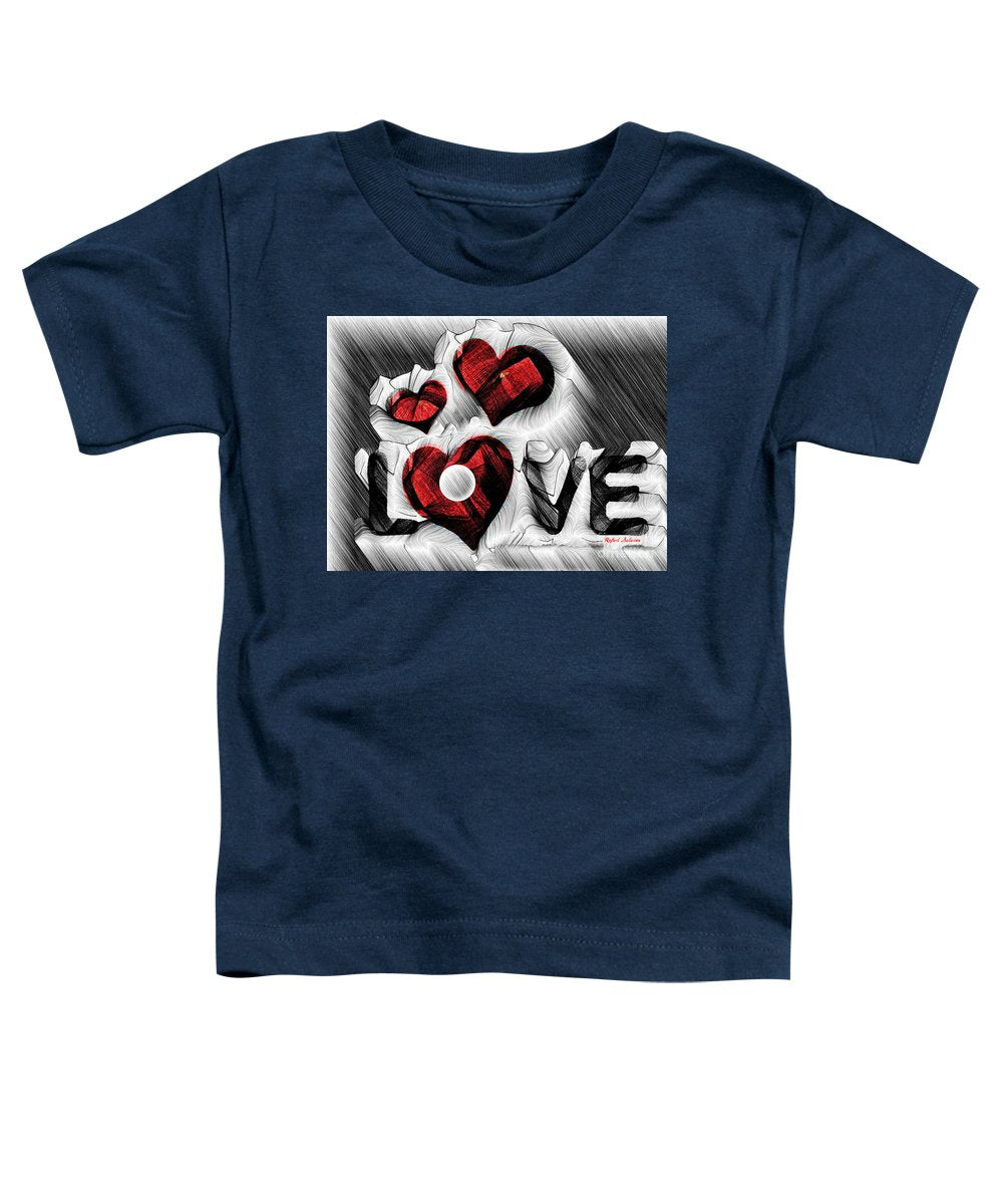 Love Sketch  - Toddler T-Shirt