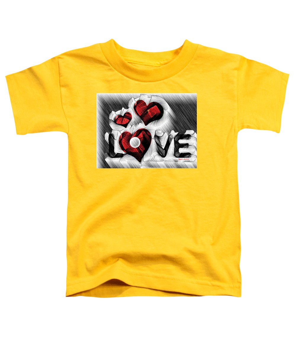 Love Sketch  - Toddler T-Shirt