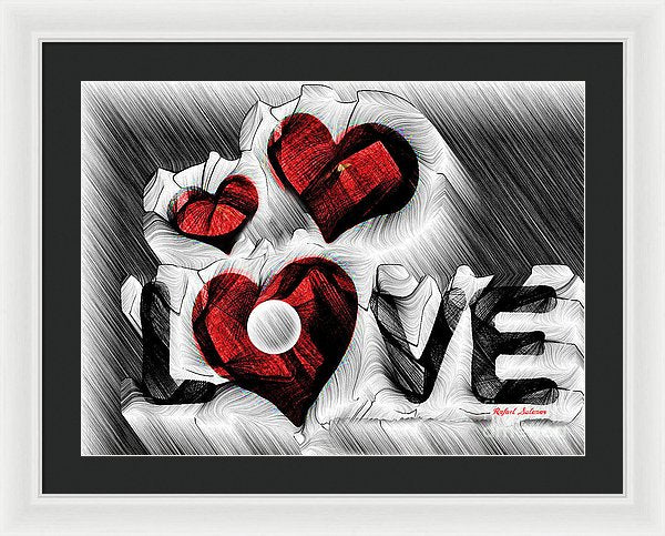 Love Sketch  - Framed Print