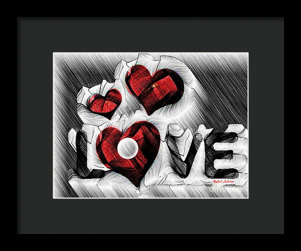 Love Sketch  - Framed Print