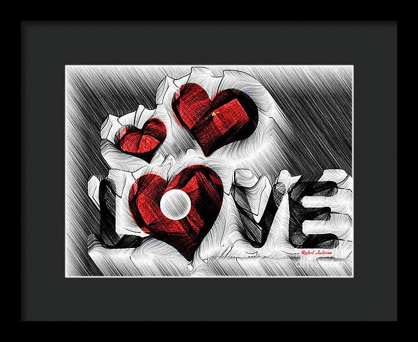 Love Sketch  - Framed Print