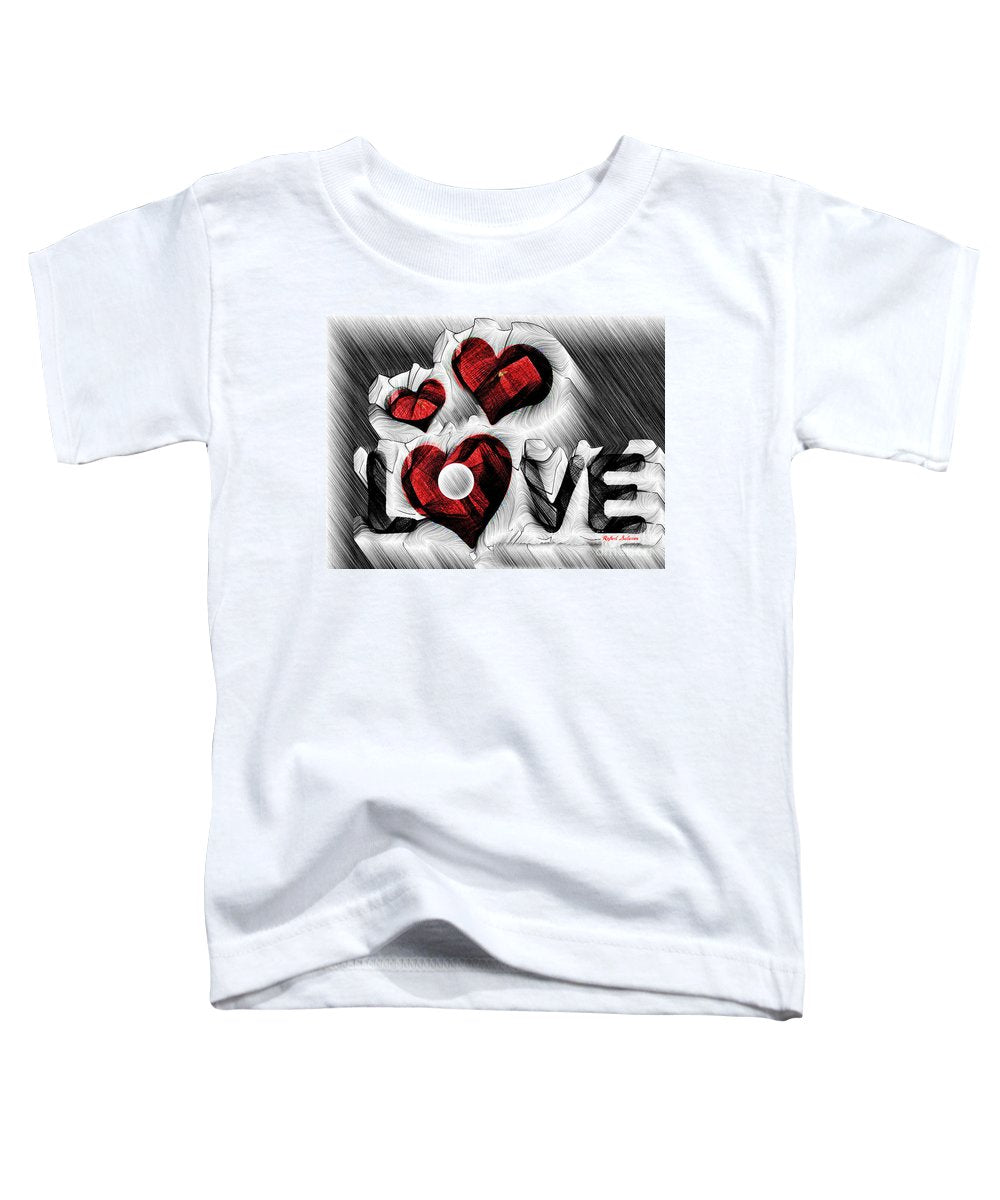 Love Sketch  - Toddler T-Shirt