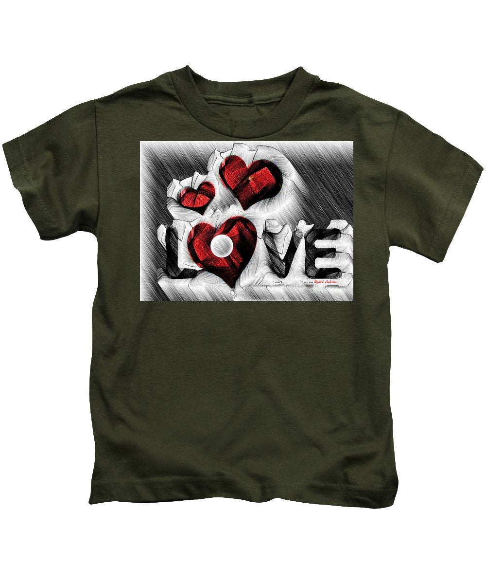 Love Sketch  - Kids T-Shirt