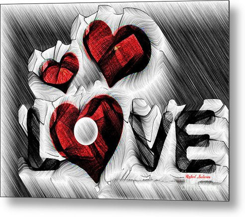 Love Sketch  - Metal Print