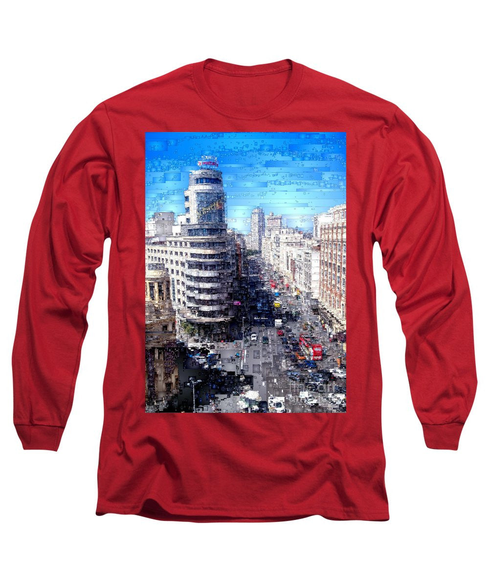 Long Sleeve T-Shirt - Madrid - La Gran Via