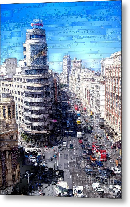 Metal Print - Madrid - La Gran Via