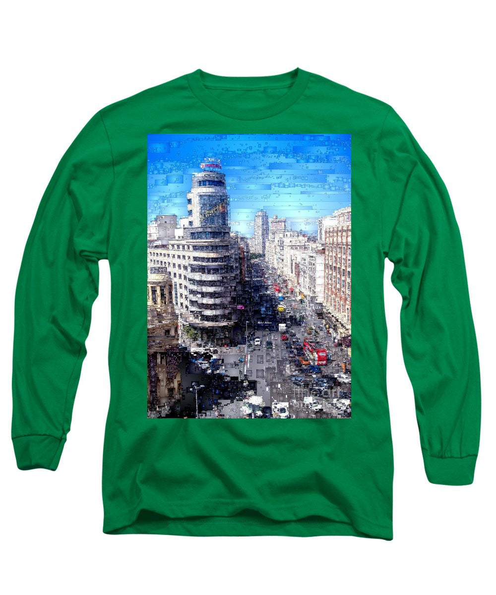 Long Sleeve T-Shirt - Madrid - La Gran Via