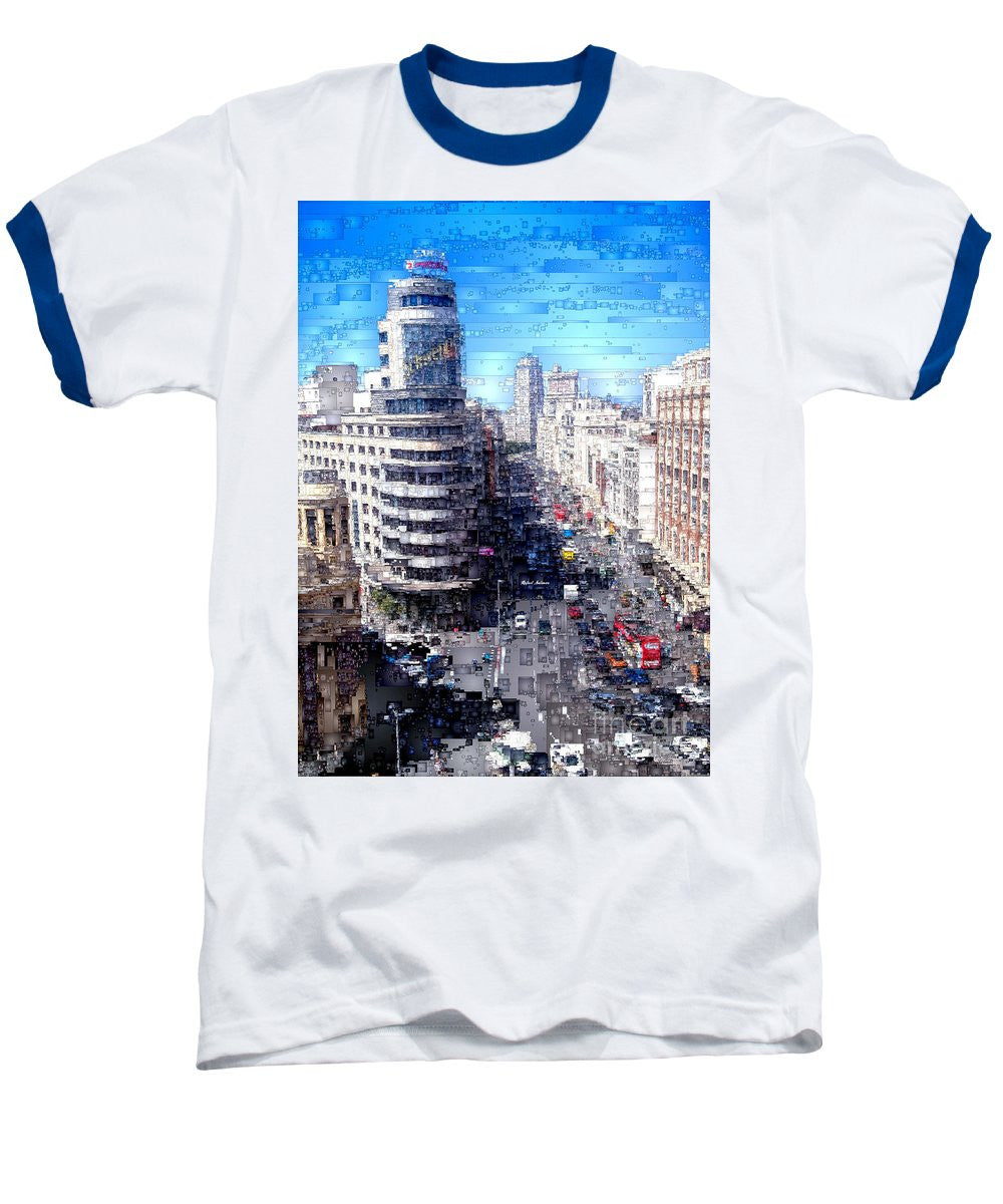 T-Shirt Baseball - Madrid - La Gran Via