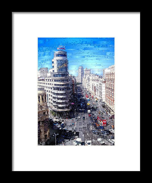 Framed Print - Madrid - La Gran Via