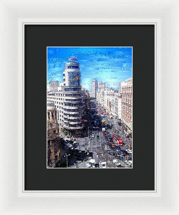 Framed Print - Madrid - La Gran Via