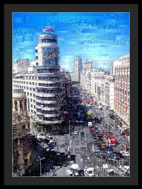 Framed Print - Madrid - La Gran Via