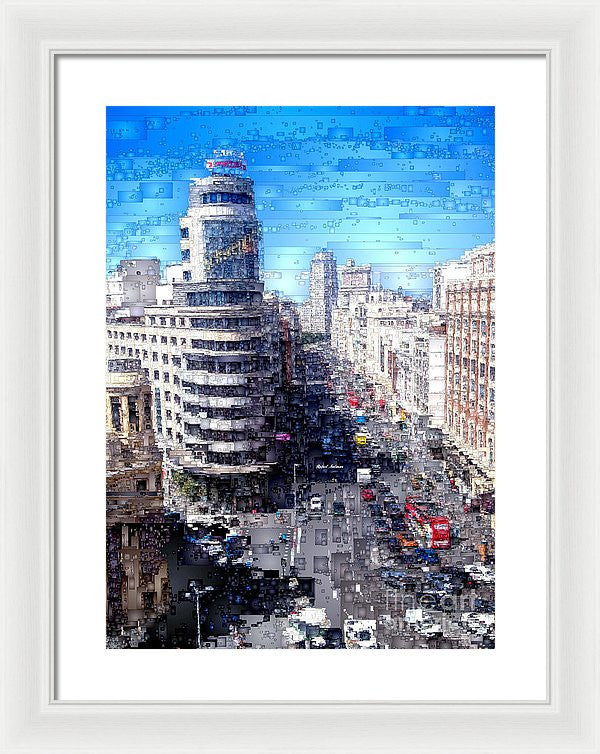 Framed Print - Madrid - La Gran Via