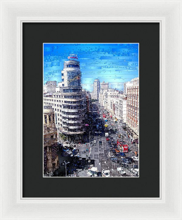 Framed Print - Madrid - La Gran Via