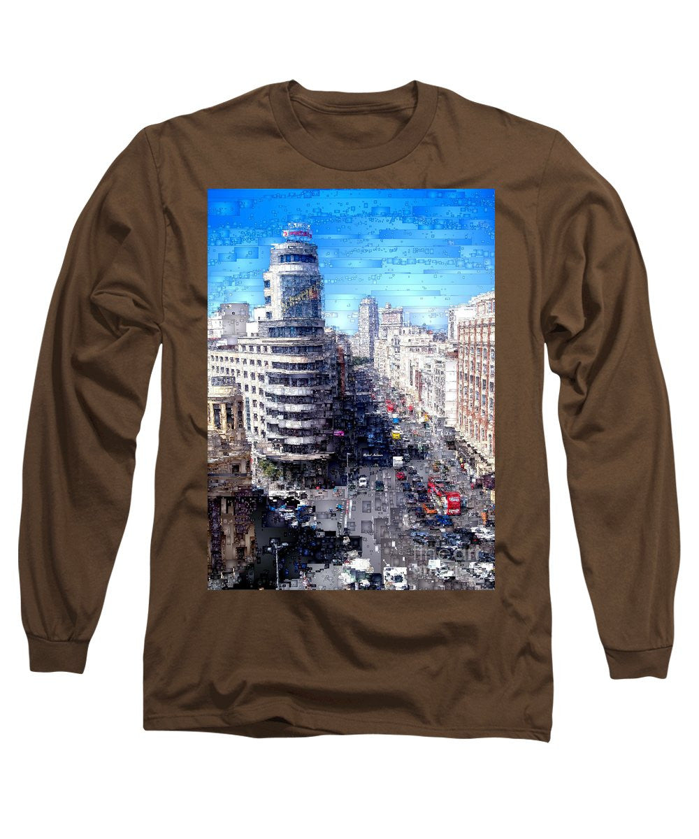 Long Sleeve T-Shirt - Madrid - La Gran Via