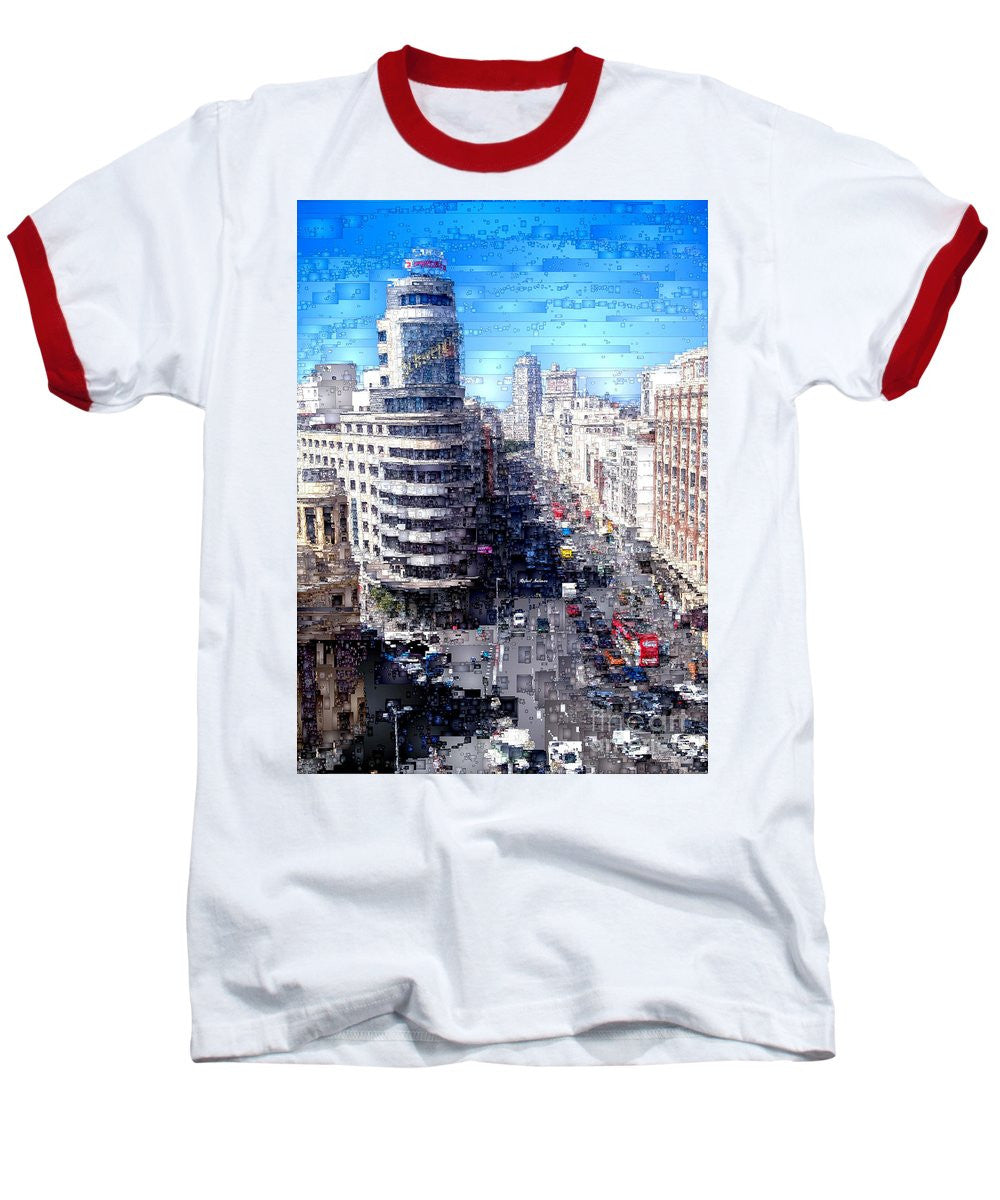 T-Shirt Baseball - Madrid - La Gran Via