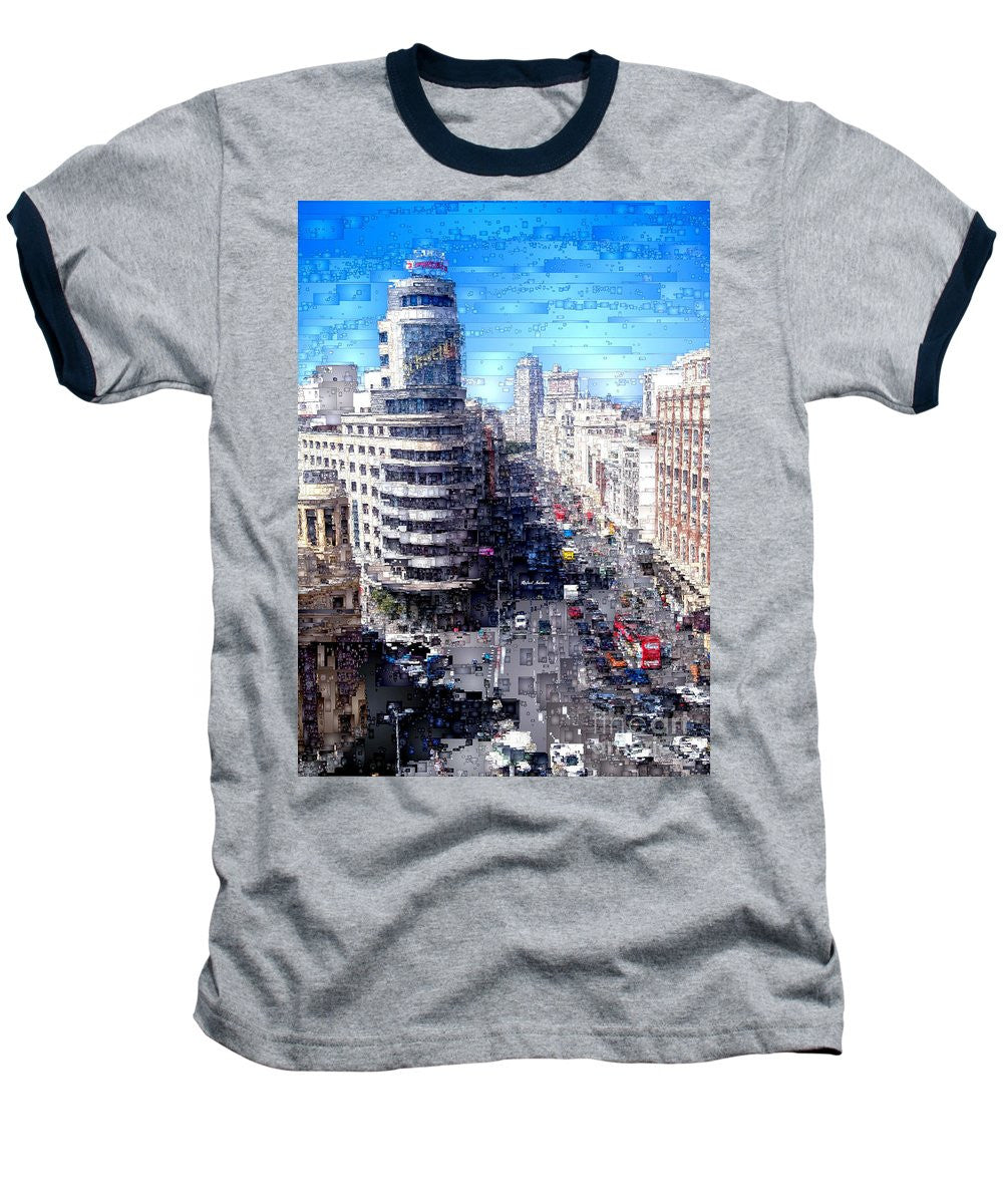 T-Shirt Baseball - Madrid - La Gran Via